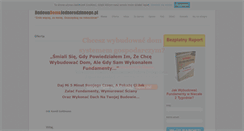 Desktop Screenshot of budowadomujednorodzinnego.pl
